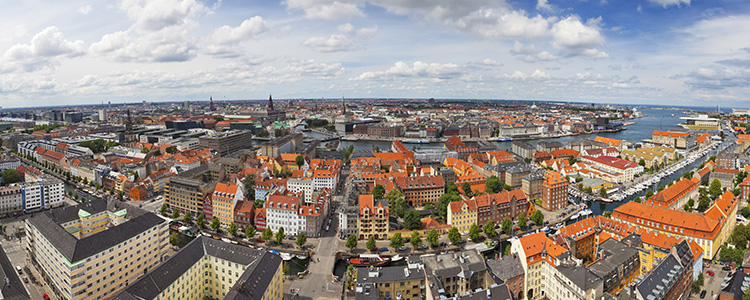 de_0076_denmark - Aerial Panoramic View of Copenhagen